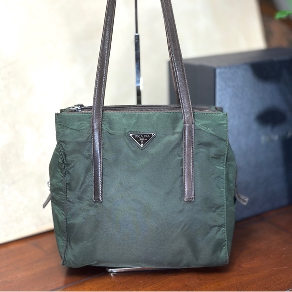 Prada Handbags - AUTHENTIC Prada bag. Army green.